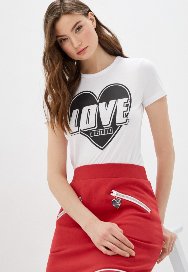 

Футболка Love Moschino, Белый, Love Moschino LO416EWHRDB8