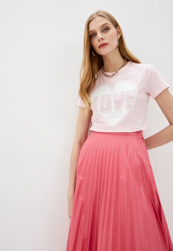 

Футболка Love Moschino, Розовый