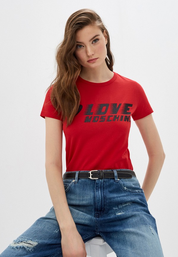 

Футболка Love Moschino, Красный, Love Moschino LO416EWHRDC3