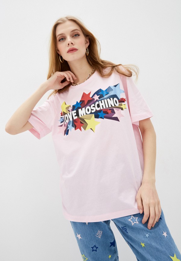 

Футболка Love Moschino, Розовый