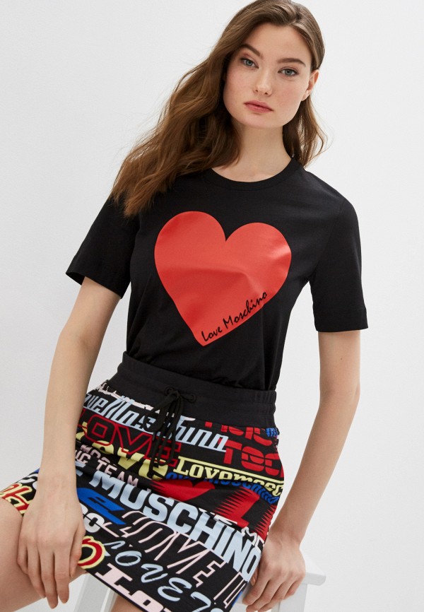 

Футболка Love Moschino, Черный
