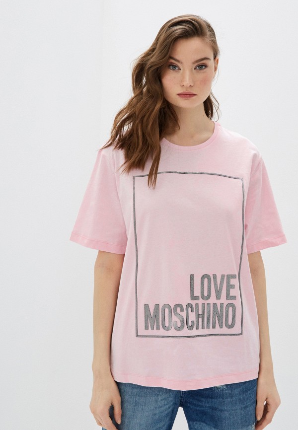 

Футболка Love Moschino, Розовый