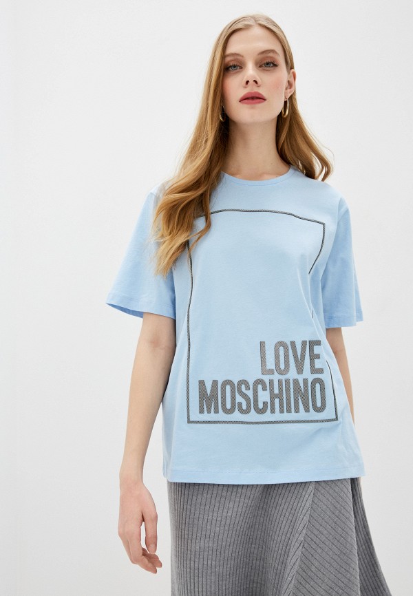 

Футболка Love Moschino, Голубой