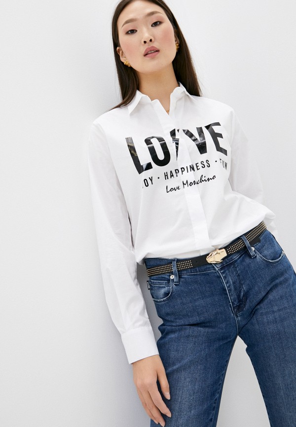 

Рубашка Love Moschino, Белый
