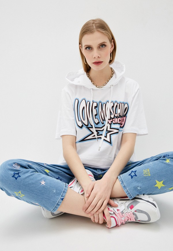

Футболка Love Moschino, Белый