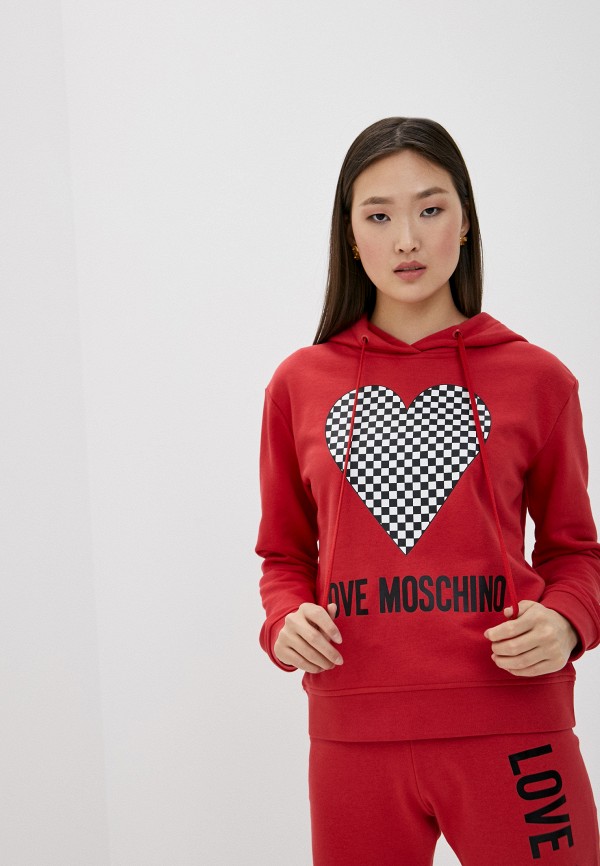 

Худи Love Moschino, Красный