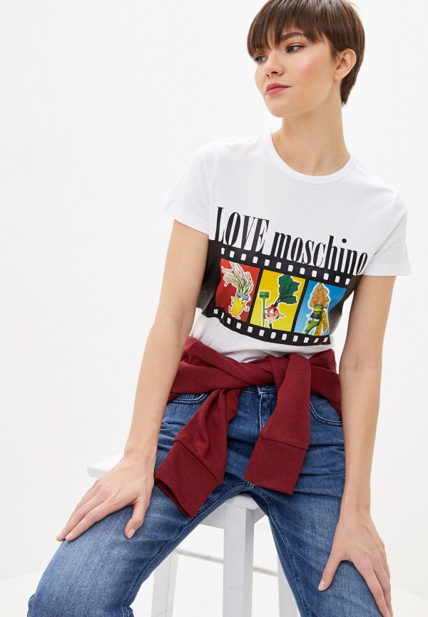 

Футболка Love Moschino, Белый