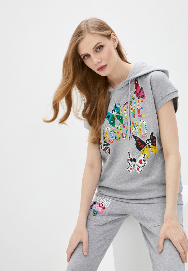 

Худи Love Moschino, Серый