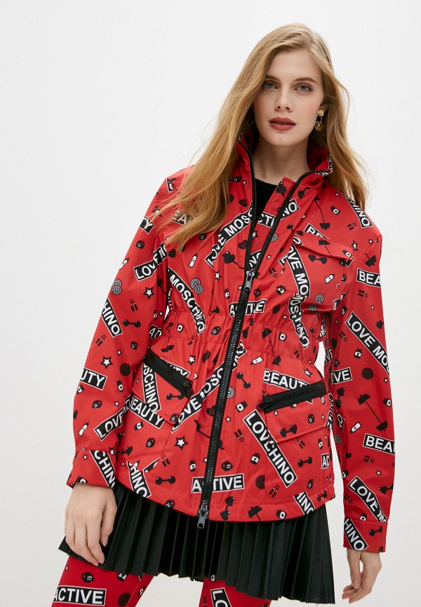 

Куртка утепленная Love Moschino, Красный