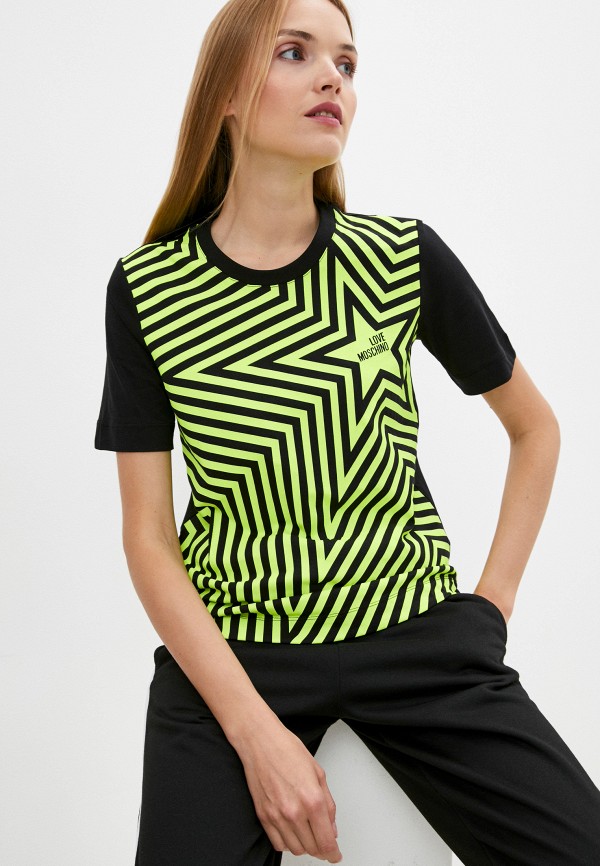 

Футболка Love Moschino, Желтый, Love Moschino LO416EWJQKB3
