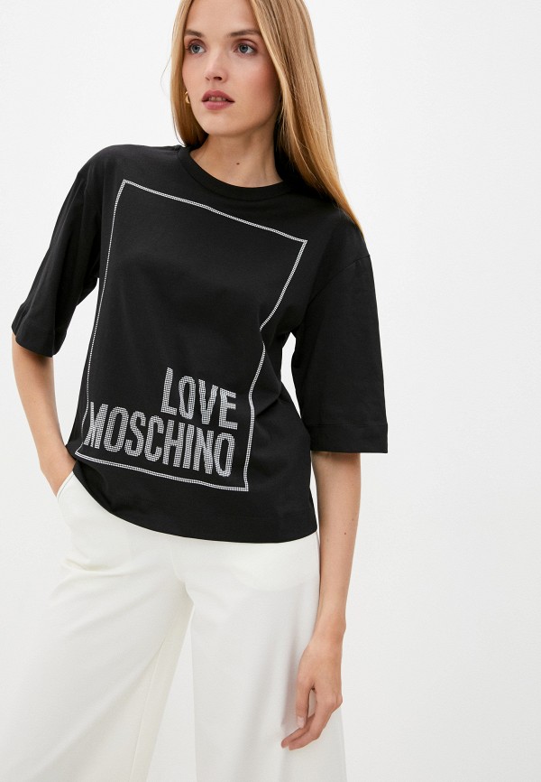 

Футболка Love Moschino, Черный