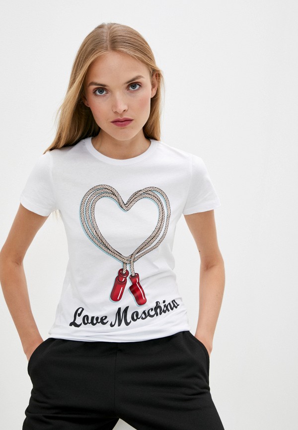 

Футболка Love Moschino, Белый
