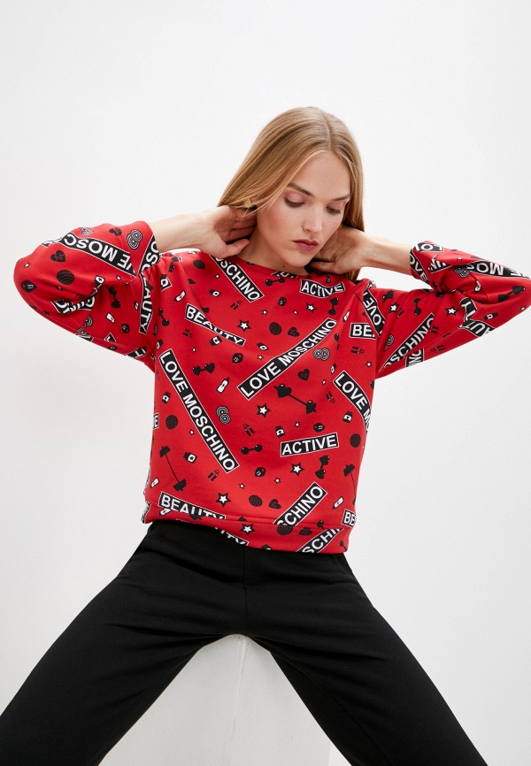 

Свитшот Love Moschino, Красный, Love Moschino LO416EWJQKC2