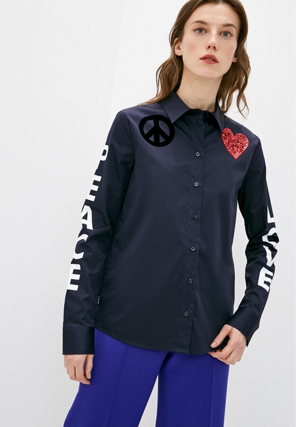 

Рубашка Love Moschino, Синий