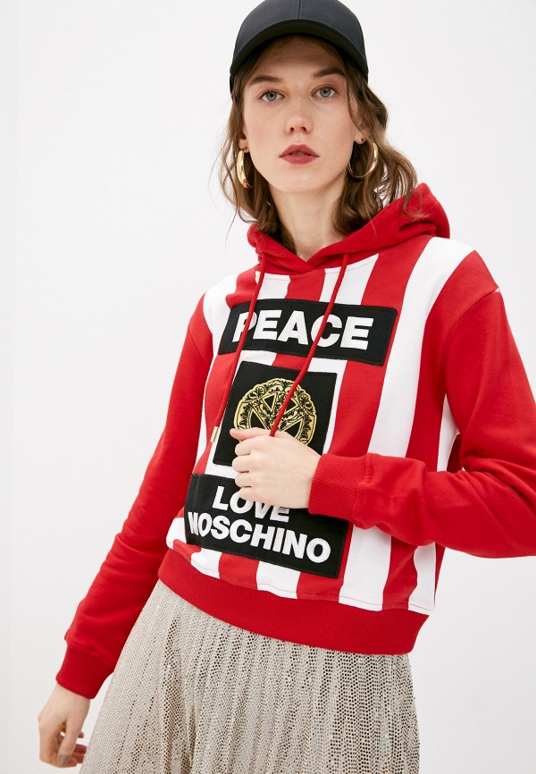 

Худи Love Moschino, Красный