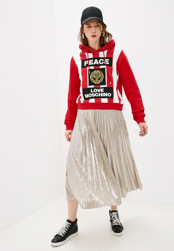 

Худи Love Moschino, Красный