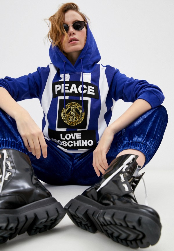 

Худи Love Moschino, Фиолетовый