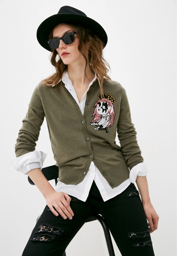

Кардиган Love Moschino, Хаки