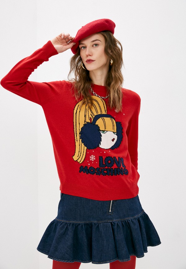 

Джемпер Love Moschino, Красный, Love Moschino LO416EWLSZK7