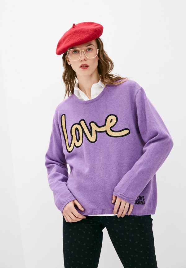

Джемпер Love Moschino, Фиолетовый