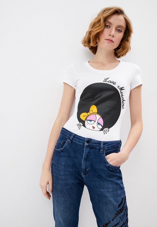 

Футболка Love Moschino, Белый