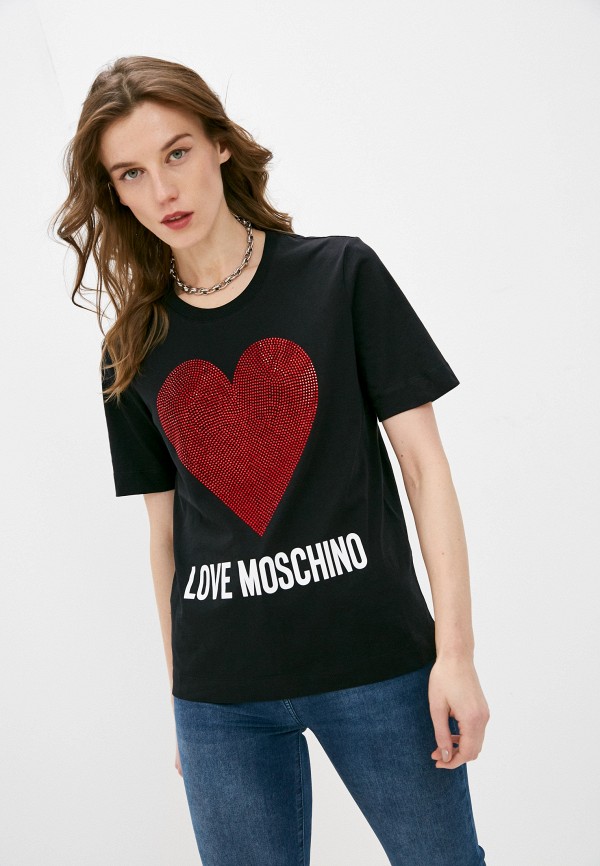 

Футболка Love Moschino, Черный