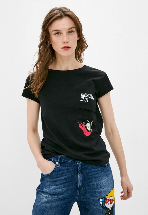 

Футболка Love Moschino, Черный