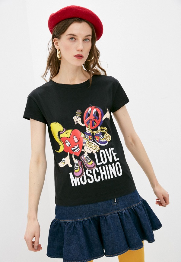 

Футболка Love Moschino, Черный