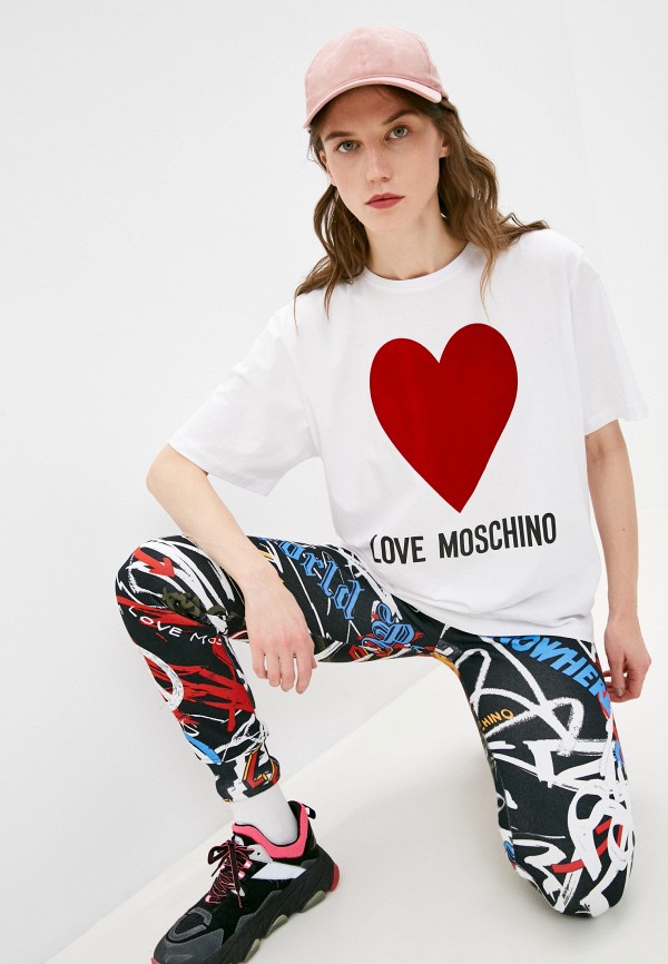 

Футболка Love Moschino, Белый, Love Moschino LO416EWLSZM7