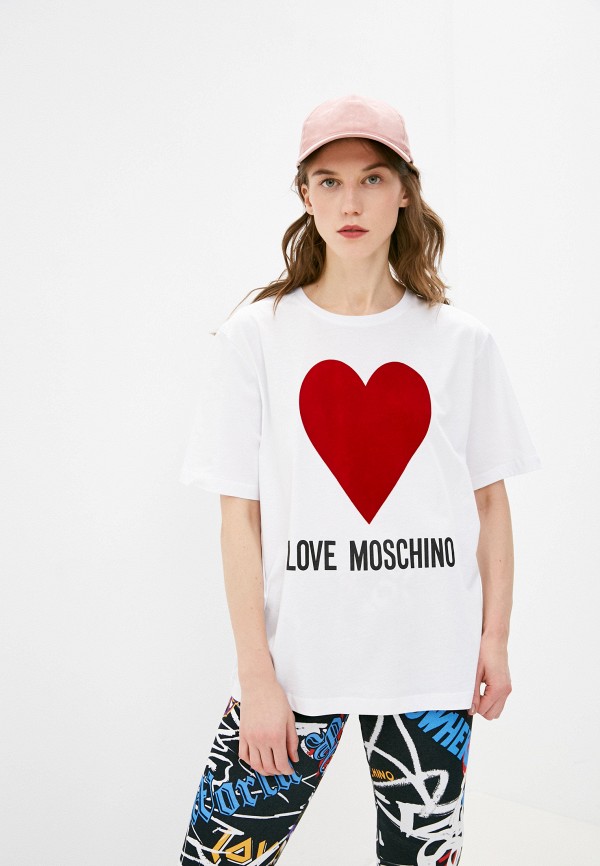 

Футболка Love Moschino, Белый