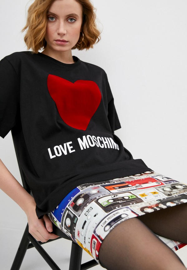 

Футболка Love Moschino, Черный, Love Moschino LO416EWLSZM8