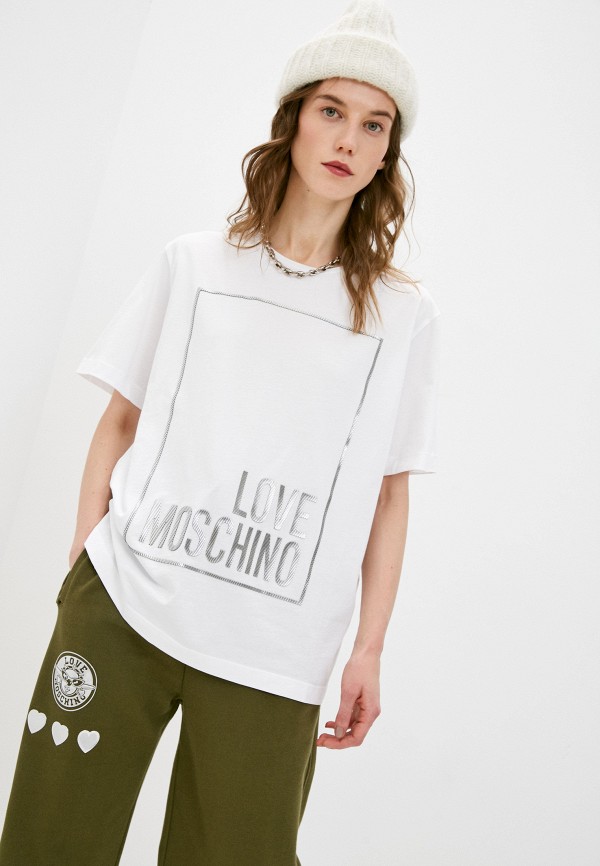 

Футболка Love Moschino, Белый