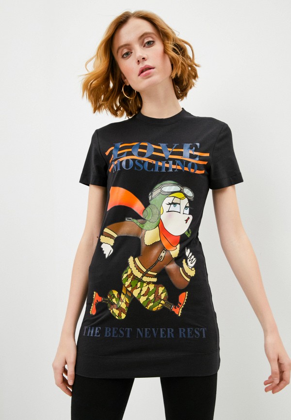 

Футболка Love Moschino, Черный