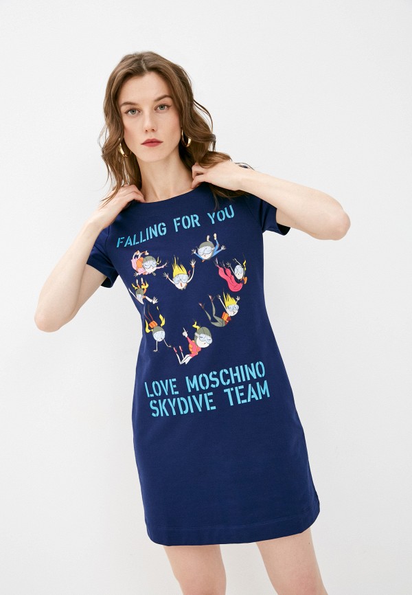 

Платье Love Moschino, Синий