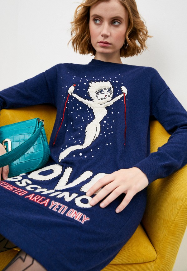 

Платье Love Moschino, Синий