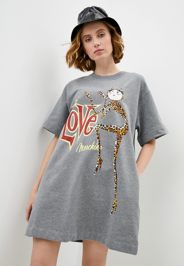 

Платье Love Moschino, Серый, Love Moschino LO416EWLTDF0
