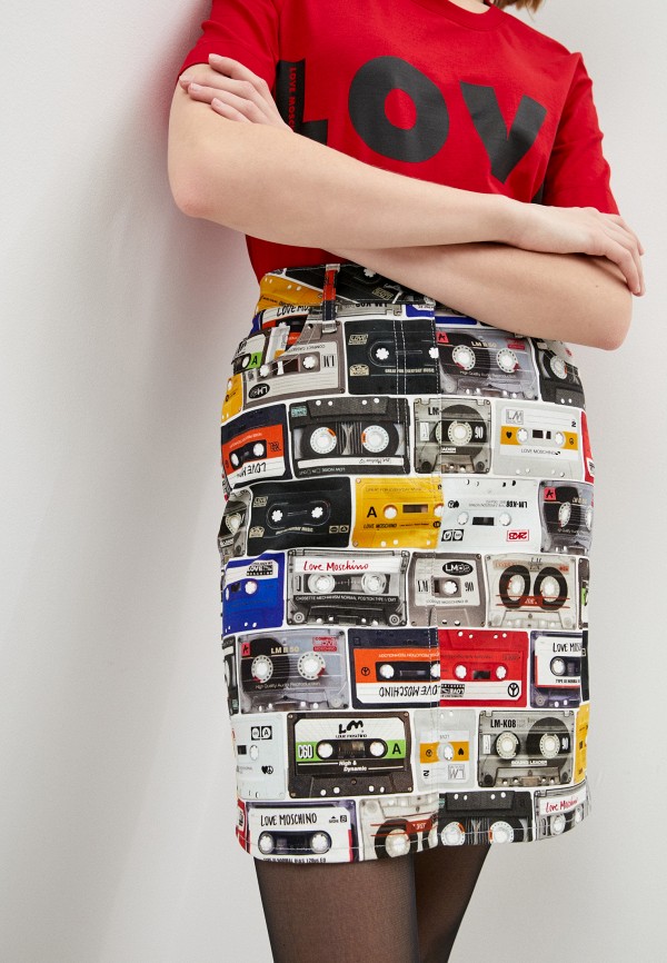 

Юбка Love Moschino, Разноцветный