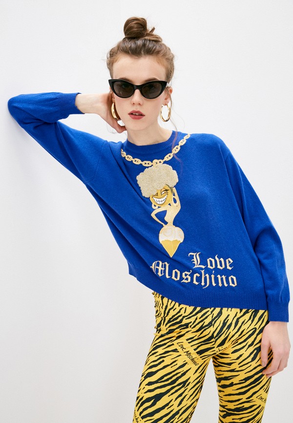

Джемпер Love Moschino, Синий, Love Moschino LO416EWLXVM9