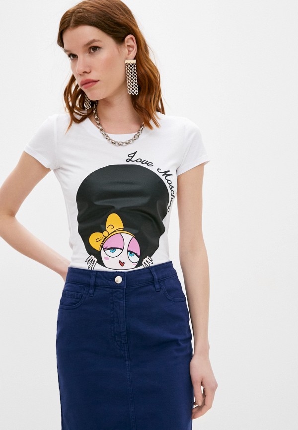 

Футболка Love Moschino, Белый