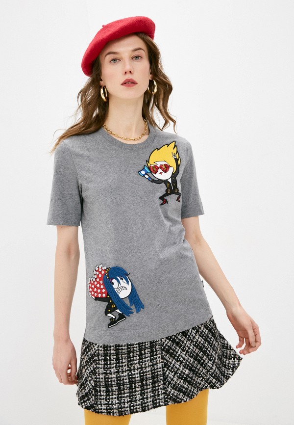 

Футболка Love Moschino, Серый