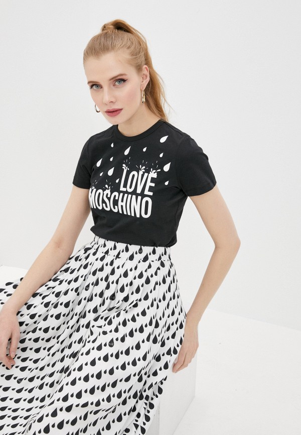 

Футболка Love Moschino, Черный