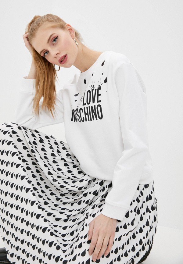 

Свитшот Love Moschino, Белый