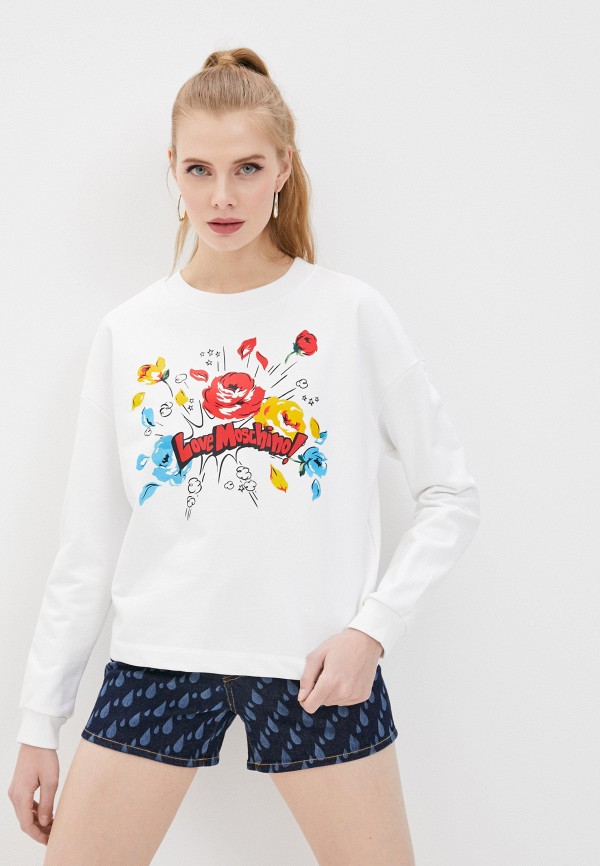 

Свитшот Love Moschino, Белый, Love Moschino LO416EWLZCW5