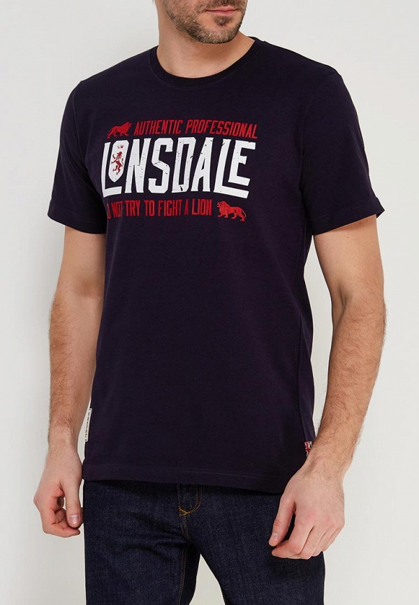 

Футболка Lonsdale, Lonsdale LO789EMACPE3, Синий
