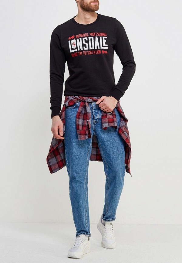 

Свитшот Lonsdale; Lonsdale LO789EMAPKA4, Черный