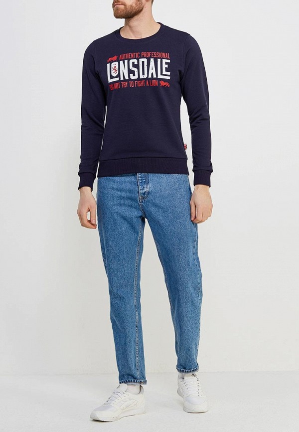 

Свитшот Lonsdale, Lonsdale LO789EMAPKA6, Синий