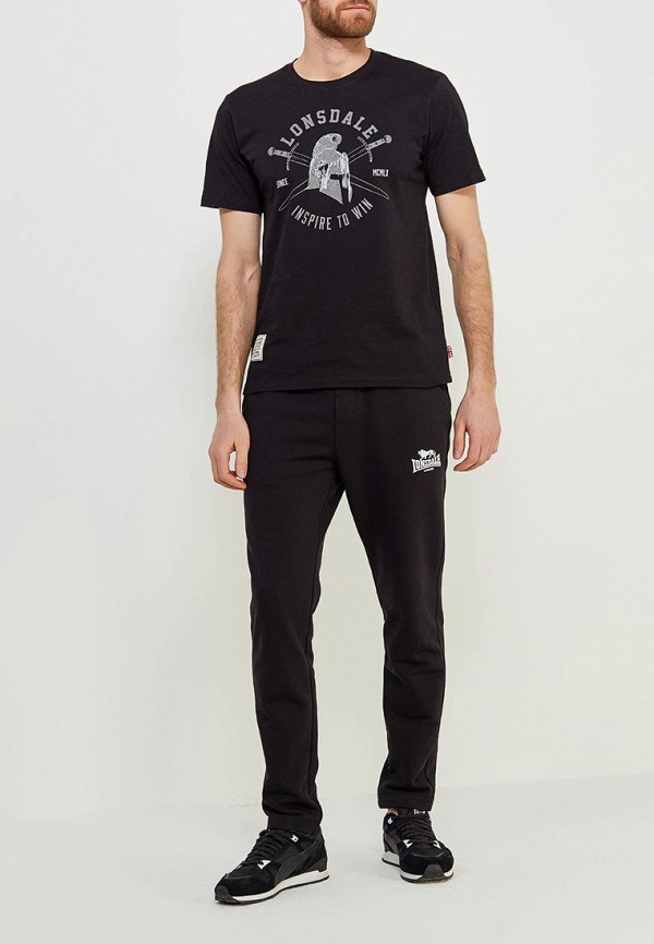 

Футболка Lonsdale; Lonsdale LO789EMAPKC3, Черный
