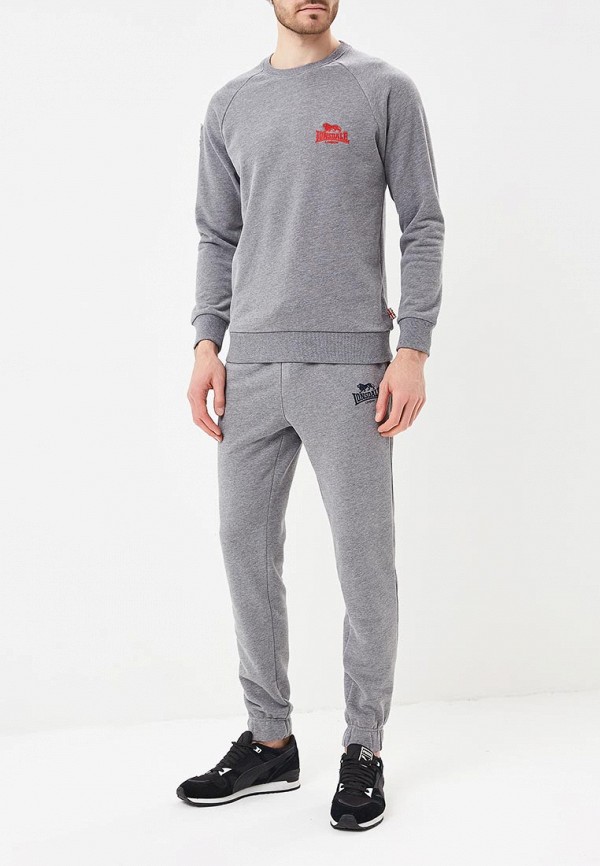 

Свитшот Lonsdale; Lonsdale LO789EMBIQV1, Серый