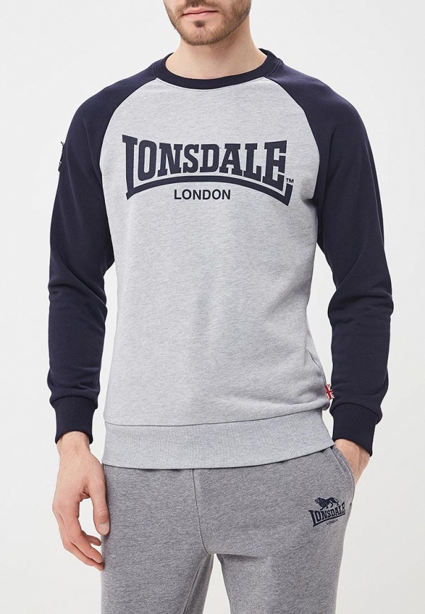 

Свитшот Lonsdale, Серый