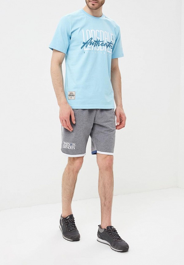 

Футболка Lonsdale; Lonsdale LO789EMBIQW7, Голубой
